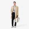 Slim fit katoenen herenoverhemd