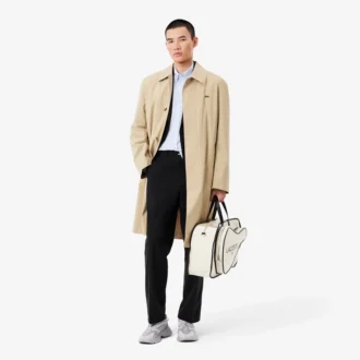Slim fit katoenen herenoverhemd