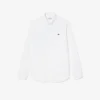 Slim fit katoenen herenoverhemd