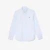 Slim fit katoenen herenoverhemd