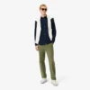 Slim fit katoenen piqué shirt voor heren