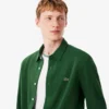 Slim fit katoenen piqué shirt voor heren