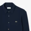 Slim fit katoenen piqué shirt voor heren