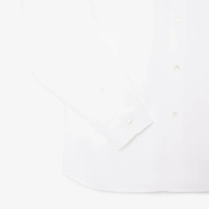 Slim fit katoenen piqué shirt voor heren
