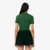 Slim fit L.12.D geribd katoenen poloshirt voor dames