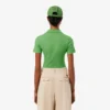 Slim fit L.12.D geribd katoenen poloshirt voor dames