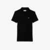 Slim fit L.12.D geribd katoenen poloshirt voor dames