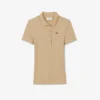 Slim fit L.12.D geribd katoenen poloshirt voor dames