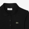 Slim fit L.12.D geribd katoenen poloshirt voor dames