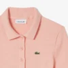 Slim fit L.12.D geribd katoenen poloshirt voor dames