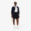 Slim fit L.12.D geribd katoenen poloshirt voor dames