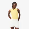Slim fit L.12.D mouwloze stretchpolo voor dames