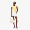 Slim fit L.12.D mouwloze stretchpolo voor dames