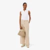 Slim fit L.12.D mouwloze stretchpolo voor dames