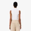 Slim fit L.12.D mouwloze stretchpolo voor dames