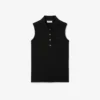 Slim fit L.12.D mouwloze stretchpolo voor dames