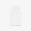 Slim fit L.12.D mouwloze stretchpolo voor dames