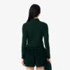 Slim fit L.12.D stretch mini piqué Polo voor dames
