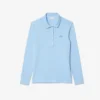 Slim fit L.12.D stretch mini piqué Polo voor dames