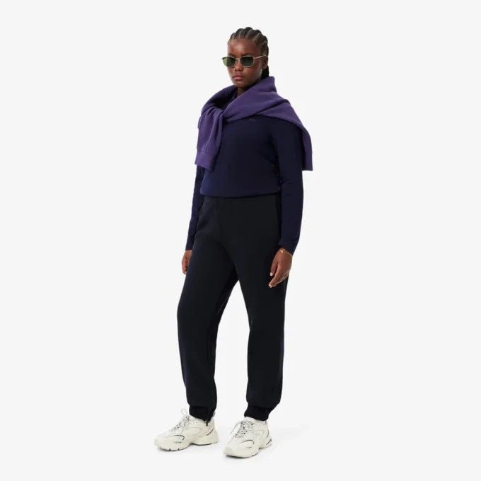 Slim fit L.12.D stretch mini piqué Polo voor dames