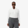 Slim fit L.12.D stretch mini piqué Polo voor dames