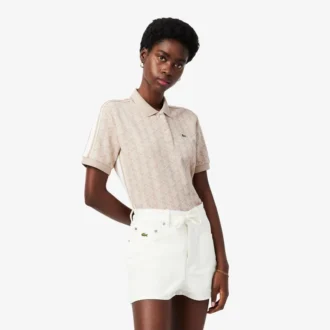 Slim fit Monogram-Polo voor dames