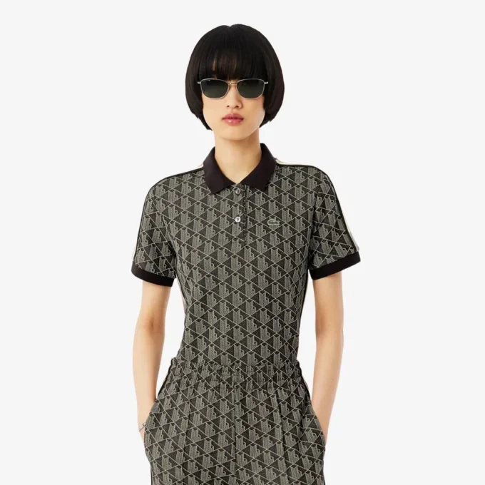 Slim fit Monogram-Polo voor dames
