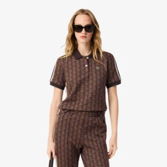 Slim fit Monogram-Polo voor dames