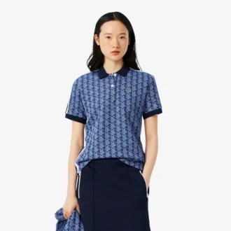 Slim fit Monogram-Polo voor dames
