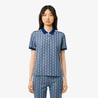 Slim fit Monogram-Polo voor dames