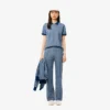 Slim fit Monogram-Polo voor dames
