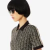 Slim fit Monogram-Polo voor dames