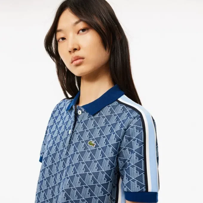 Slim fit Monogram-Polo voor dames