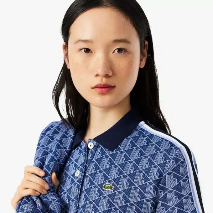 Slim fit Monogram-Polo voor dames