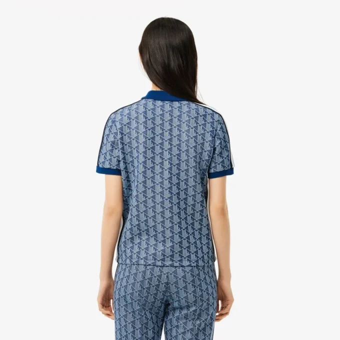 Slim fit Monogram-Polo voor dames
