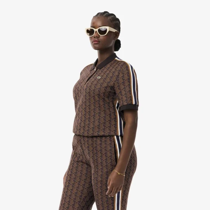 Slim fit Monogram-Polo voor dames