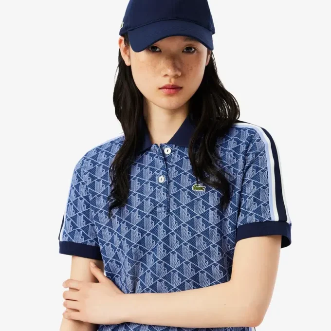 Slim Fit Monogram polojurk voor dames