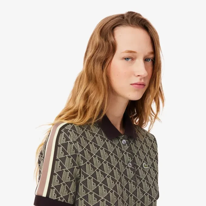 Slim Fit Monogram polojurk voor dames