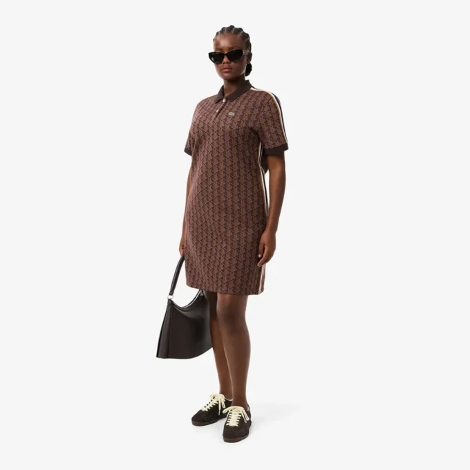Slim Fit Monogram polojurk voor dames