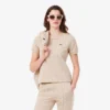 Slim fit Monogram T-shirt voor dames