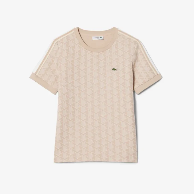 Slim fit Monogram T-shirt voor dames