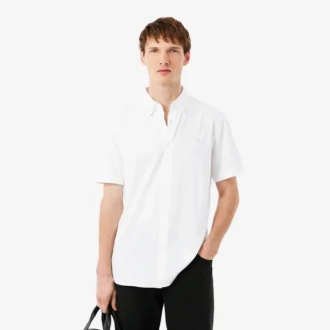 Slim fit overhemd met korte mouwen