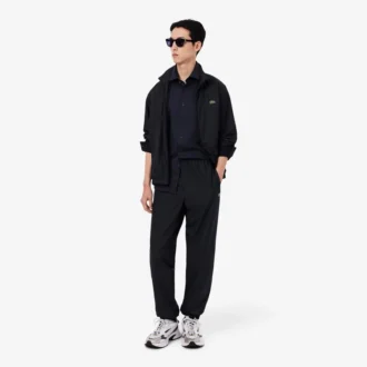 Slim fit overhemd van katoenmix