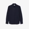 Slim fit overhemd van katoenmix