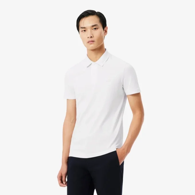 Slim Fit Piqué-polo met merklogo