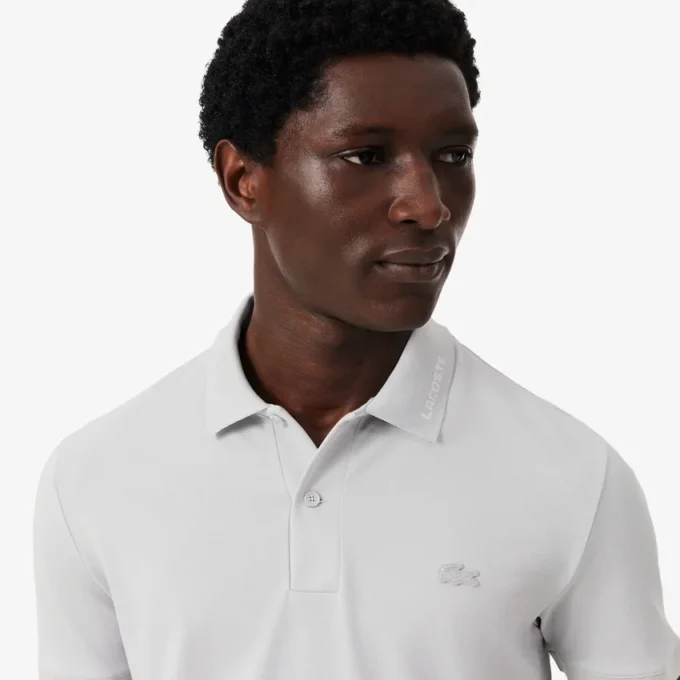 Slim Fit Piqué-polo met merklogo