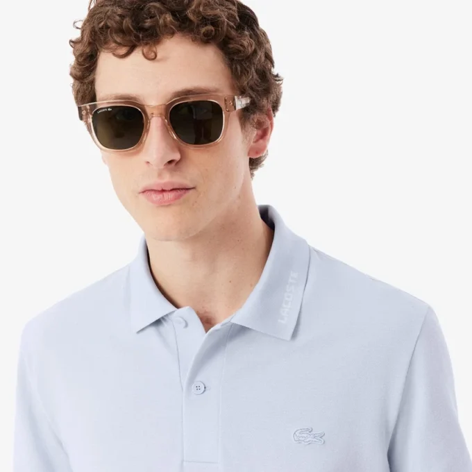 Slim Fit Piqué-polo met merklogo