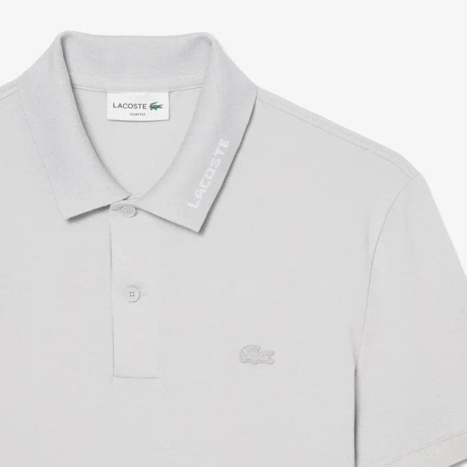 Slim Fit Piqué-polo met merklogo