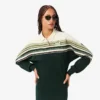 Slim fit piquéjurk voor dames, gemaakt in Frankrijk