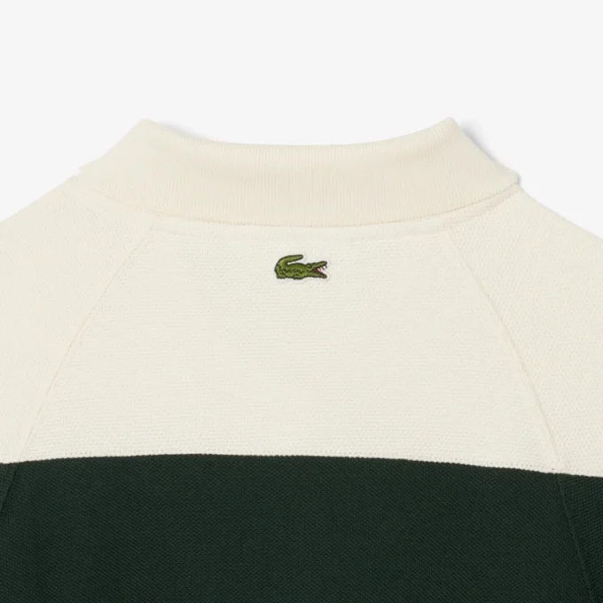 Slim fit piquéjurk voor dames, gemaakt in Frankrijk